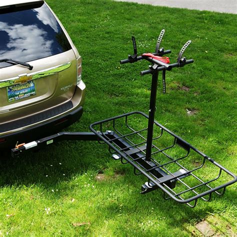 swing away steel cargo box with bike rack|Swing Away Cargo Carrier .